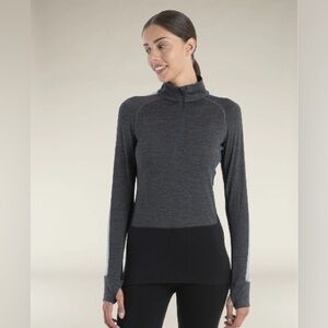 NEW Women's 200 ZoneKnit Long Sleeve Half Zip Thermal Top Large